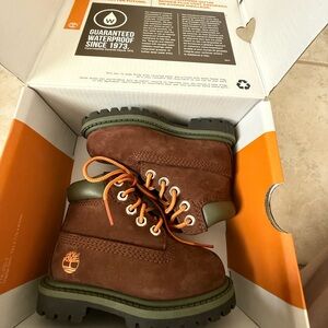 Timberland Premium Toddler's Dark Brown Boots
